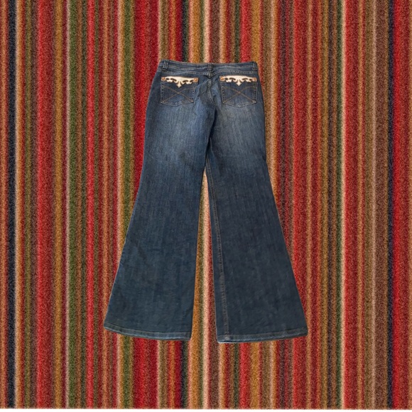 Liquid X Blue Flared Jeans - Picture 2 of 4